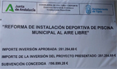 Imagen de Proyecto: REFORMA Y MEJORA DE LAS PISCINAS MUNICIPALES AL AIRE LIBRE.